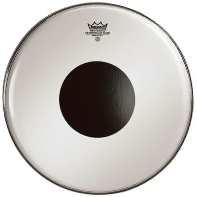 Remo Controlled Sound Top Black Dot Bass Drum Head 28"
