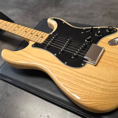 1977 Fender Stratocaster Hardtail Natural Ash Vintage 70s American USA Strat HT Hard Tail 1970's Guitar image 9
