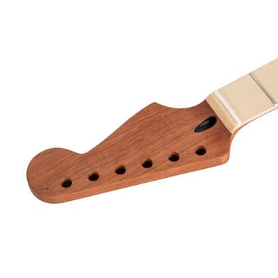 [Matte Finish] 22-Fret Guitar Neck Suit for ST Style Guitar - Maple Fretboard, Mahogany Neck & Peach Wood Tube (With Back Line), price include the import duty for US buyer image 5