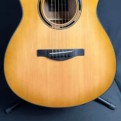 Yamaha TAS1 C TransAcoustic Folk Cutaway Acoustic-Electric Guitar Sand Burst Finish w/ Soft Case image 2