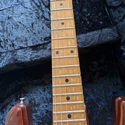 Mondell Custom Guitars DC Custom German Carve 2018 - Natural Mahogany image 3
