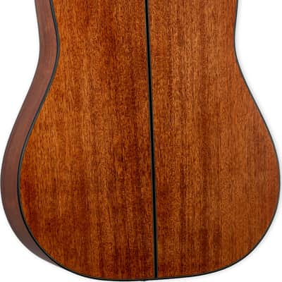 Takamine GLD12E-NS Dreadnought Acoustic-Electric Guitar, Okoume Top image 3