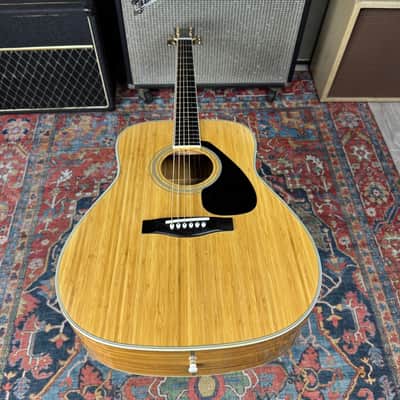 Yamaha FG B1N Bamboo Dreadnaught Acoustic - 1990 image 12