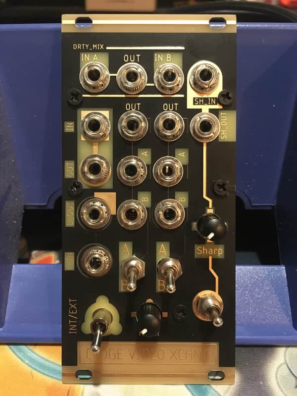 Cat Full of Ghosts Electronics Video XCHNG 3.5mm Video Synthesizer Eurorack LZX image 1