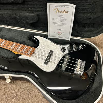 2008 Fender Custom Shop Custom Classic Jazz Bass – Gloss Black – COA + OHSC image 13