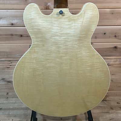 Gibson ES-335 Figured Electric Guitar - Antique Natural image 4