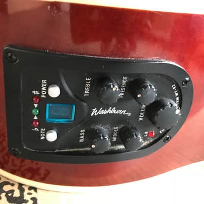 Washburn Lyon Acoustic/Electric Guitar image 4