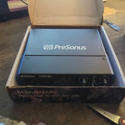 PreSonus Studio 24C 2x2 USB-C Audio / MIDI Interface 2019 - Present - Black image 9