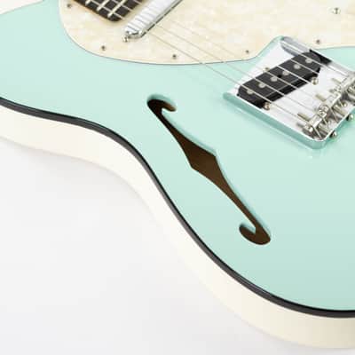 Fender Limited Edition Two-Tone American Thinline Telecaster 2019 Surf Green image 16