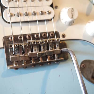Graham Guitars Relic S-Style + UPGRADES - Baby Blue (Fender Strat) image 10