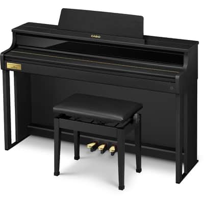 Casio AP-750BKC3 Celviano Upright 88-Key Digital Home Piano w/Bench, Black image 5