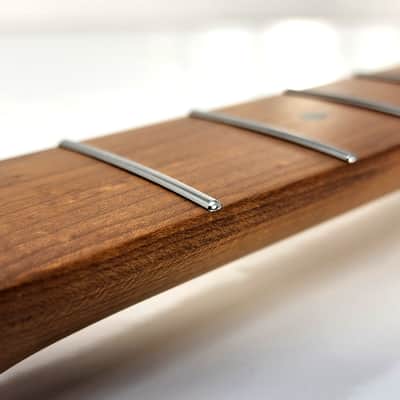 Brio Nitro Satin Roasted Maple S-Style Neck Dual Action Truss Rod at Headstock image 4