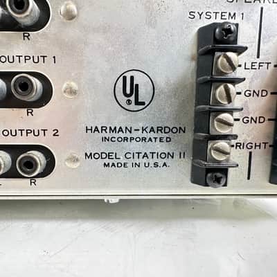 Vintage Harman Kardon Citation Eleven Preamplifier image 9