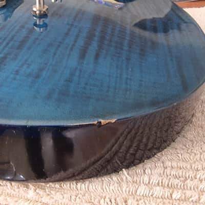 Gibson Les Paul Standard Double Cutaway Plus 2001 - 2006 - Trans Blue image 10