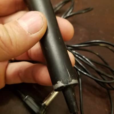 Wollensak 3M small Japan hand mic late 1960s - black metal and chrome image 3