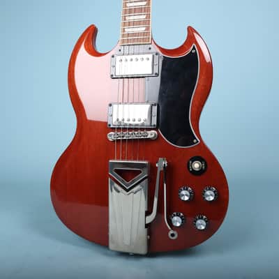 2020 Gibson SG Standard '61 Sideways Vibrola Vintage Cherry image 1