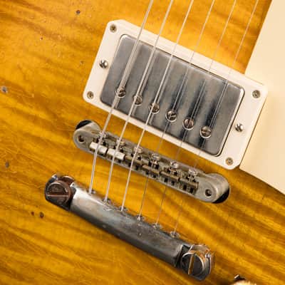 2021 - Gibson Custom Shop Made 2 Measure Murphy Lab '59 Les Paul Standard Murphy Painted Ultra Heavy Aged Honey Lemon Fade image 15