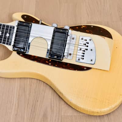 1967 Mosrite Melobar Walt Smith Electric Lap Steel Guitar White, 100% Original w/ Case image 12