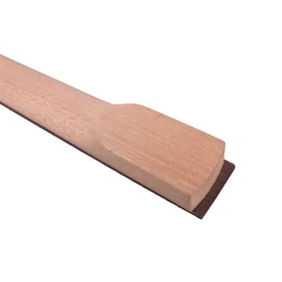 Unfinished Electric Guitar Neck – 24 Fret, 25.5" Scale (Mahogany/Rosewood) image 4