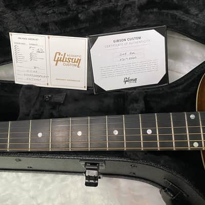 NEW! Gibson Custom Shop J-45 Koa Carpathian Spruce Acoustic-Electric Guitar - Honeyburst - Authorized Dealer - 4.4lbs - G06396 image 13