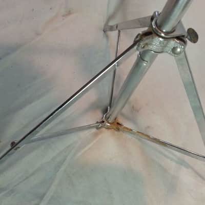 *Ludwig WFL Snare Drum Stand Chrome Vintage 50s-70s Single-Braced Chicago USA image 3