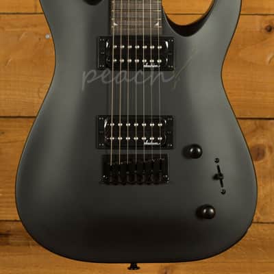 Jackson JS Series Dinky Arch Top JS22-7 DKA HT - Amaranth - Satin Black - 7-String image 1
