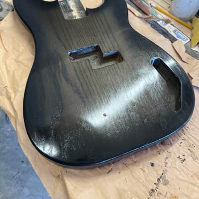 Madlad Instruments Finished Precision Bass PBass Body - Quiet Graveyard (sourced and made with pride in north Texas) - Semi-Gloss Poly Finish image 3