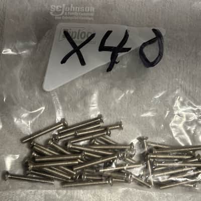 Vox Reproduction Proper Thread Oval Head 1960's JMI Type Amp Cabinet Screws Lot of 40 image 3