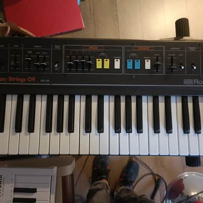 Roland RS-09 MKII 44-Key Organ / String Synthesizer 1980s - Black with Colored Buttons