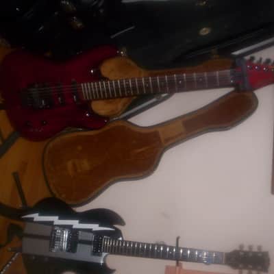 Vintage Aria Pro II / Case CT Series /Floyd Rose early 80's Red Mahogany image 4