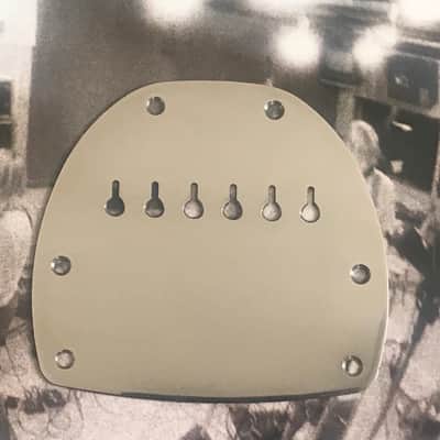 Chrome Plated Jazzmaster/Jaguar Hardtail Conversion Plate - Increase Break Angle image 3