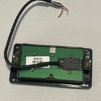 2004 Era Jackson DXMG EMG-HZ H3 Black USA Bridge Humbucker Guitar Pickup w/ Ring image 4