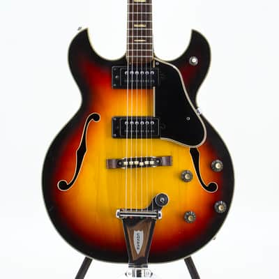 Used Conrad 40080 Vintage Burst Hollow Body Electric Guitar image 1