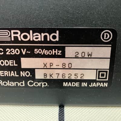 Roland XP-80 76-Key 64-Voice Music Workstation Keyboard 1999 - 2004 - Black image 10