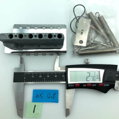 Stratocaster Style Tremolo Vibrato Assembly Chrome image 5