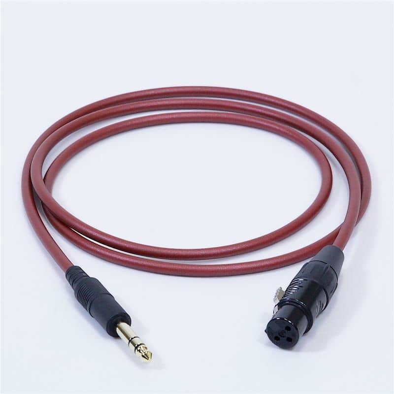 Noah'sark PASSGO RED XFT Cable (5.0m) (Passgo Red) (Line Cable) (XLR Female - TRS) (XLR(F)-6.3 (3-pole)) (Made in Japan) image 1