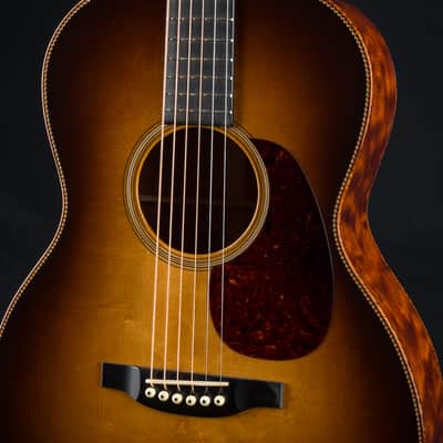 Bourgeois OMS DB Signature Figured Mahogany and Aged Tone Bearclaw Adirondack Spruce Sunburst Used (2022) image 8