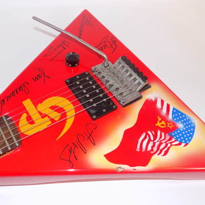 1989 Kramer Gorky Park Balalaika Floyd Rose w/Case, COA & Xtras image 6