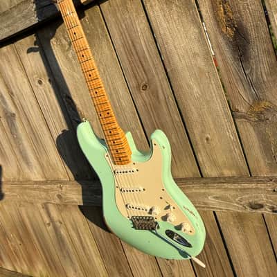 Fender Custom Shop '56 Reissue Stratocaster Relic AAA Flame Maple Neck image 8
