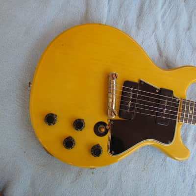 1961 Gibson Les Paul Special TV Yellow Original Crown Inlay Super Clean W/OSC image 4