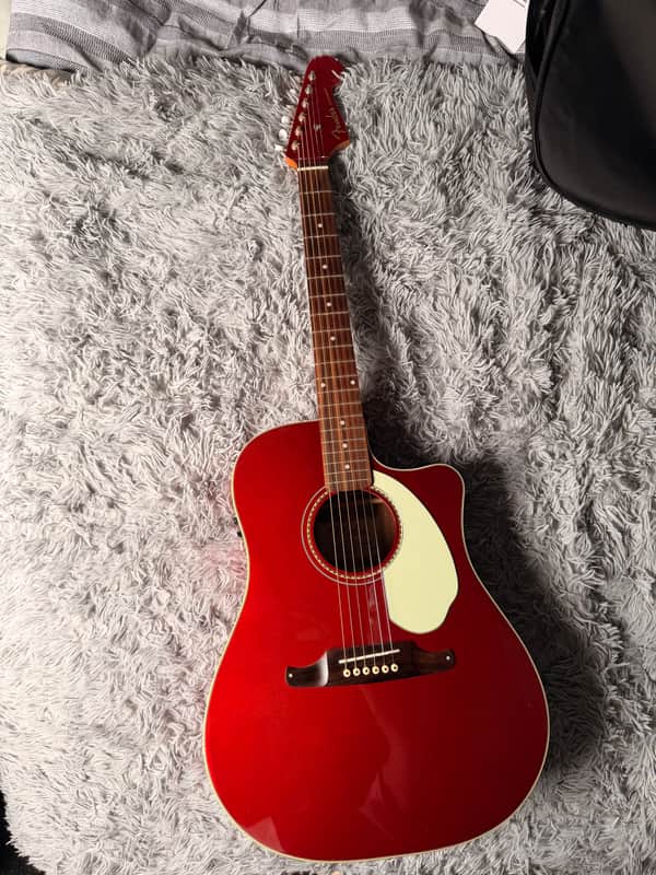Fender Sonoran™ SCE, Candy Apple Red with Matching Headstock image 1