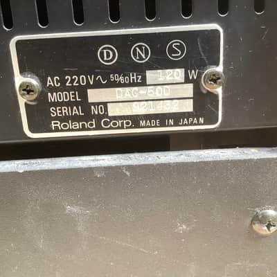 Roland 80s DAC-50D Vintage Solid State 50W Combo Amp w/ Built-In Effects made in Japan image 5