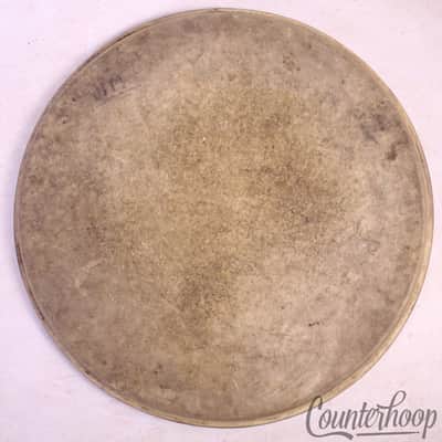 Ludwig "Buckeye" Snare/Tom 14" Calf Skin Drum Batter Head Vintage 30s Maple Hoop image 1