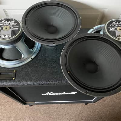 Rare - Made in UK - Marshall Celestion 70w Vintage 30 MF V30 Speakers - G12 - 16 Ohm - Set of Four - MF280 - 1960 image 11