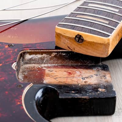1973 Fender Jazz Bass Sunburst Vintage Electric Bass Guitar, Alder Body w/ Case image 16