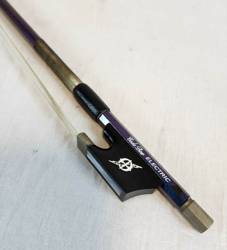 CodaBow "Electric" Carbon Fiber 4/4 Violin Bow w/Bag image 1