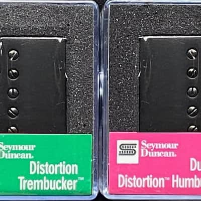 Seymour Duncan Distortion Mayhem Humbucker Set TB-6 Trembucker & SH-6n Powdercoat Matte Black Covers image 2