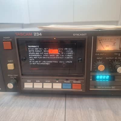 TASCAM 234 Syncaset Rackmount 4-Track Cassette Recorder 1980s image 2