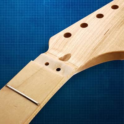 USA Made Premium Locking Nut Routed 22 fret Maple Strat Neck image 2