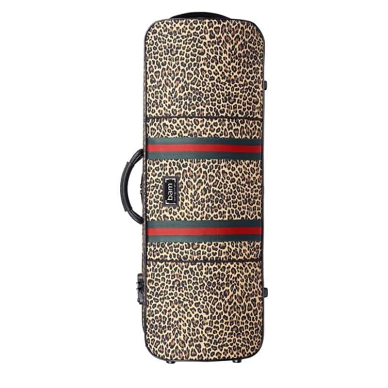 Bam STYLUS OBLONG VIOLA CASE 40cm (15 1/2") - LEO 2024 - LEO LEOPARD ANIMAL PRINT image 1